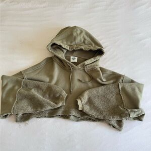 We the free cropped hoodie